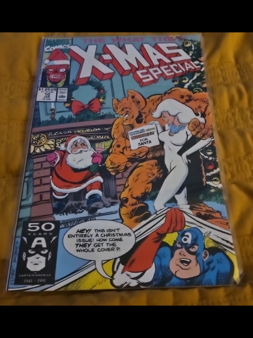 What The--?! Issue #10 (Marvel, 1991) X-Mas Special Santa Clause John Byrne
